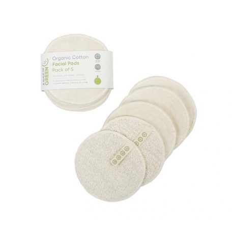 Organic Cotton Facial Pads - Pack of 5