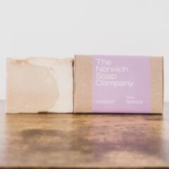 Norwich Soap Company – No.14 Rose Geranium, Palma Rosa & French Pink Clay Soap Bar